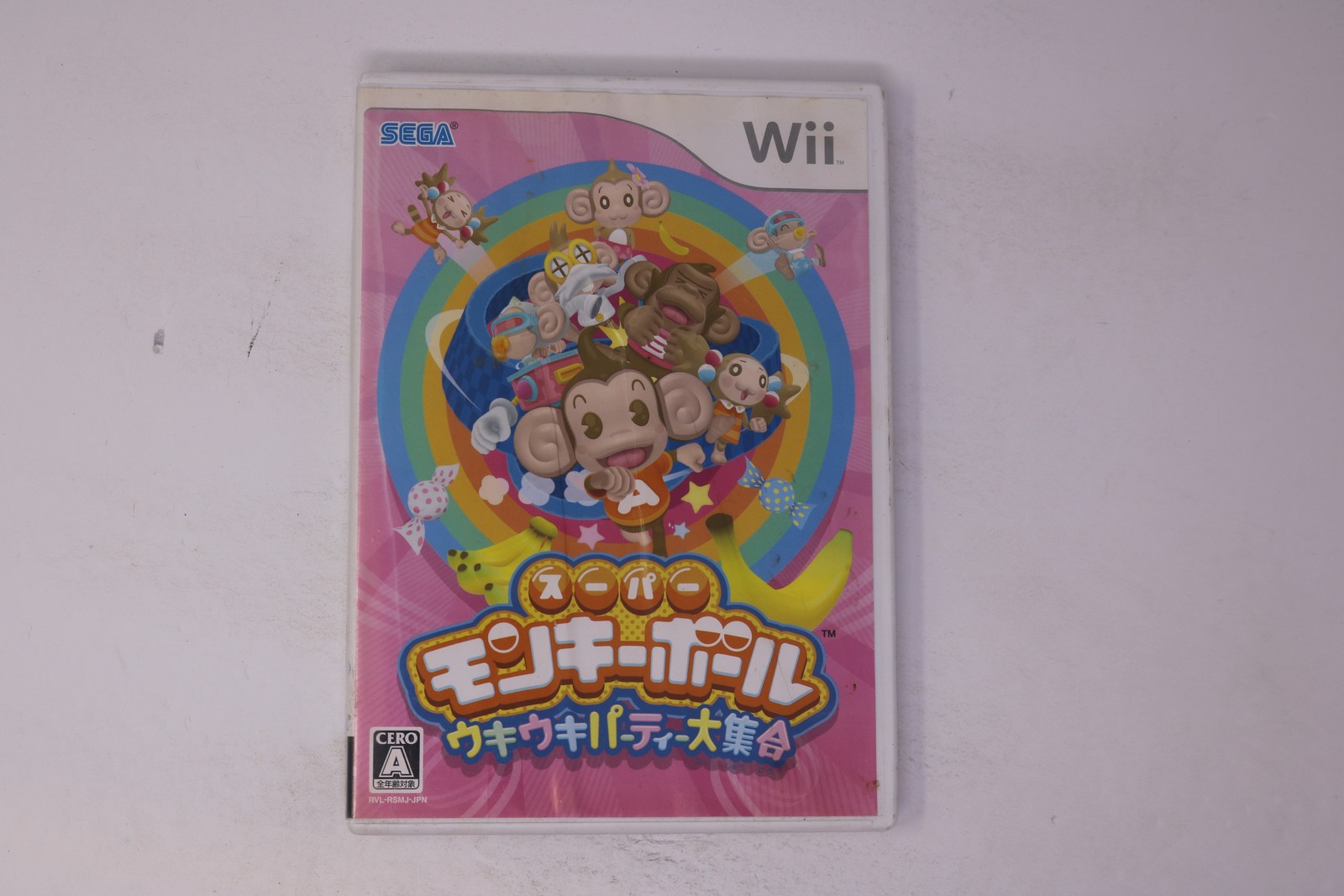 Super Monkey Ball: Uki Uki Party Daishuugou (Japan) Nintendo Wii(Region Locked)