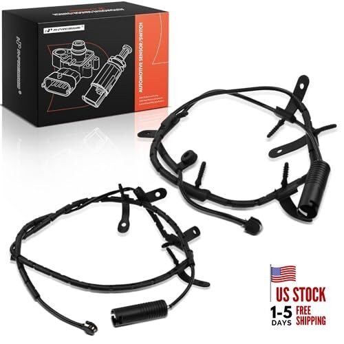  Front and Rear Disc Brake Pad Wear Sensors Compatible with Mini R50/R53 