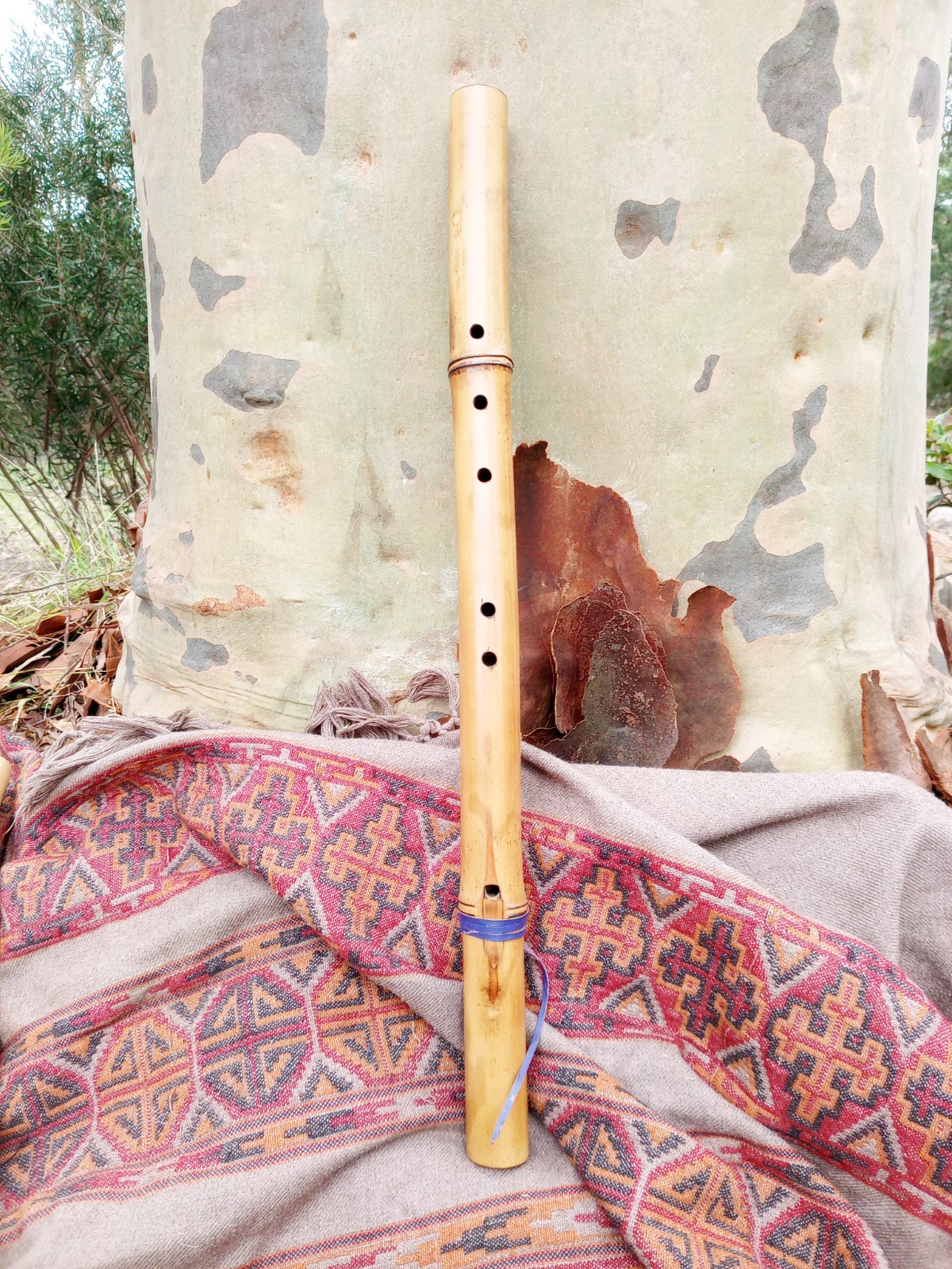Native American Style Flute Bamboo F 440Hz