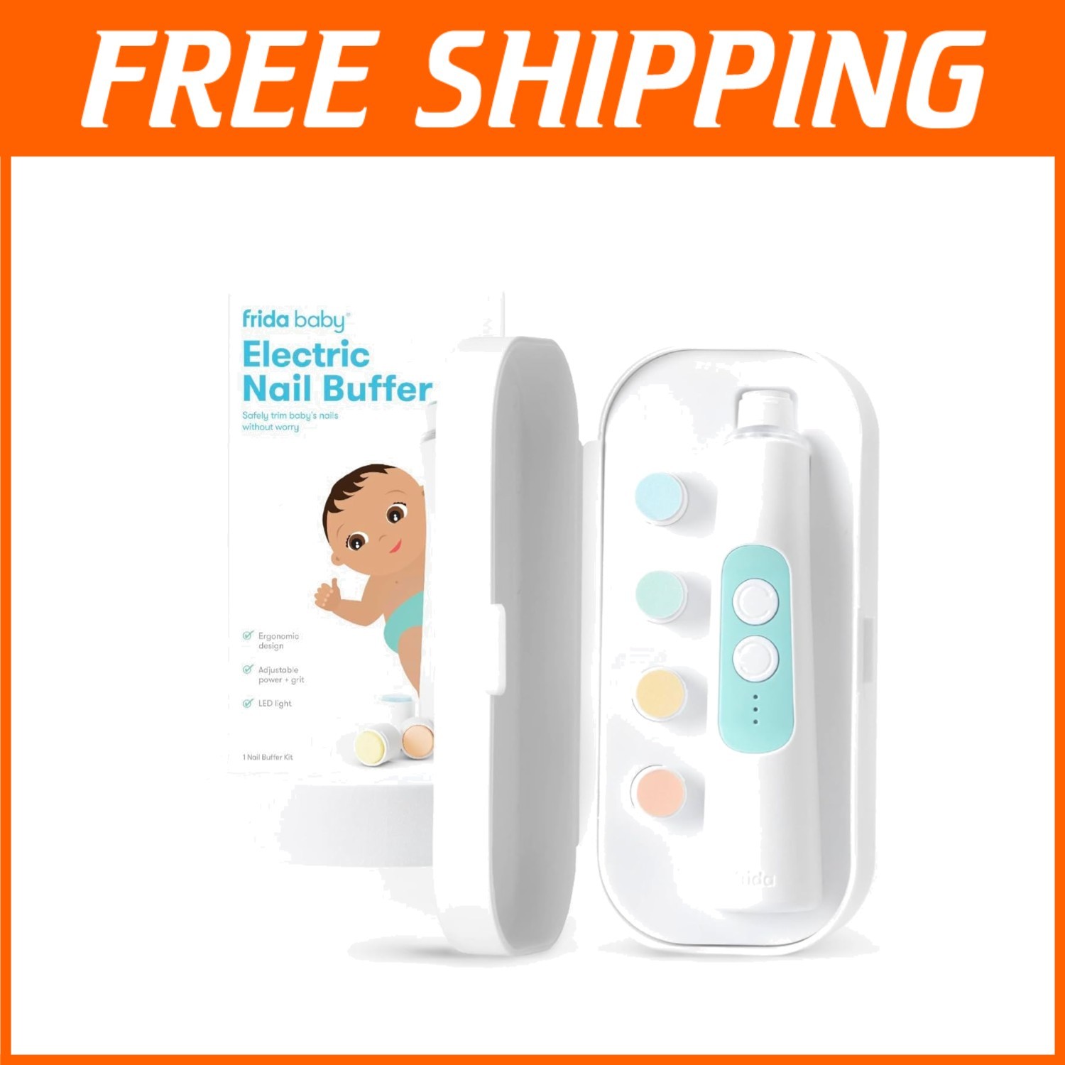 Newborn Nail Buffer + Clippers