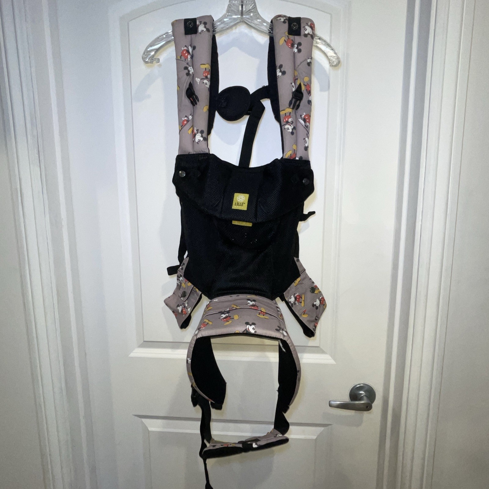 LÍLLÉbaby Disney Baby Carrier AND Matching Doll Carrier Mickey Mouse Gray