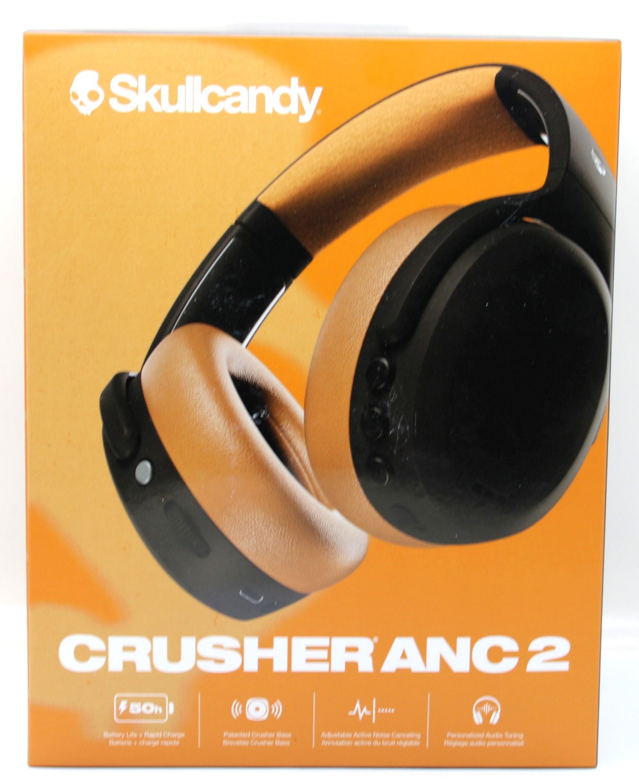 Skullcandy Crusher ANC 2 Over-the-Ear Noise Canceling Wireless Headphones (NEW)