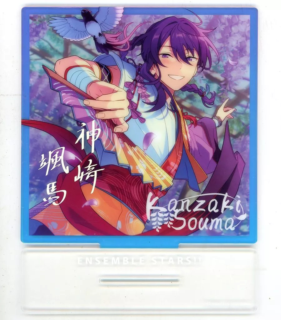 Ensemble Souma Kanzaki Winter Acrylic Panel 15cm Collectible Stand