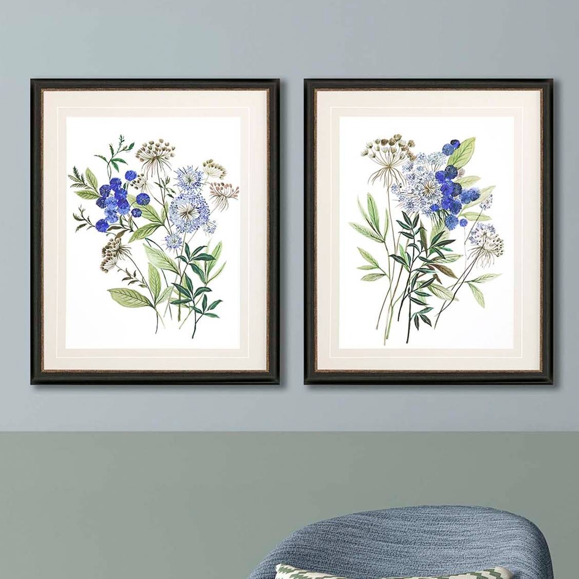 Botana 32"H 2-Piece Shadow Box Giclee Framed Wall Art Set