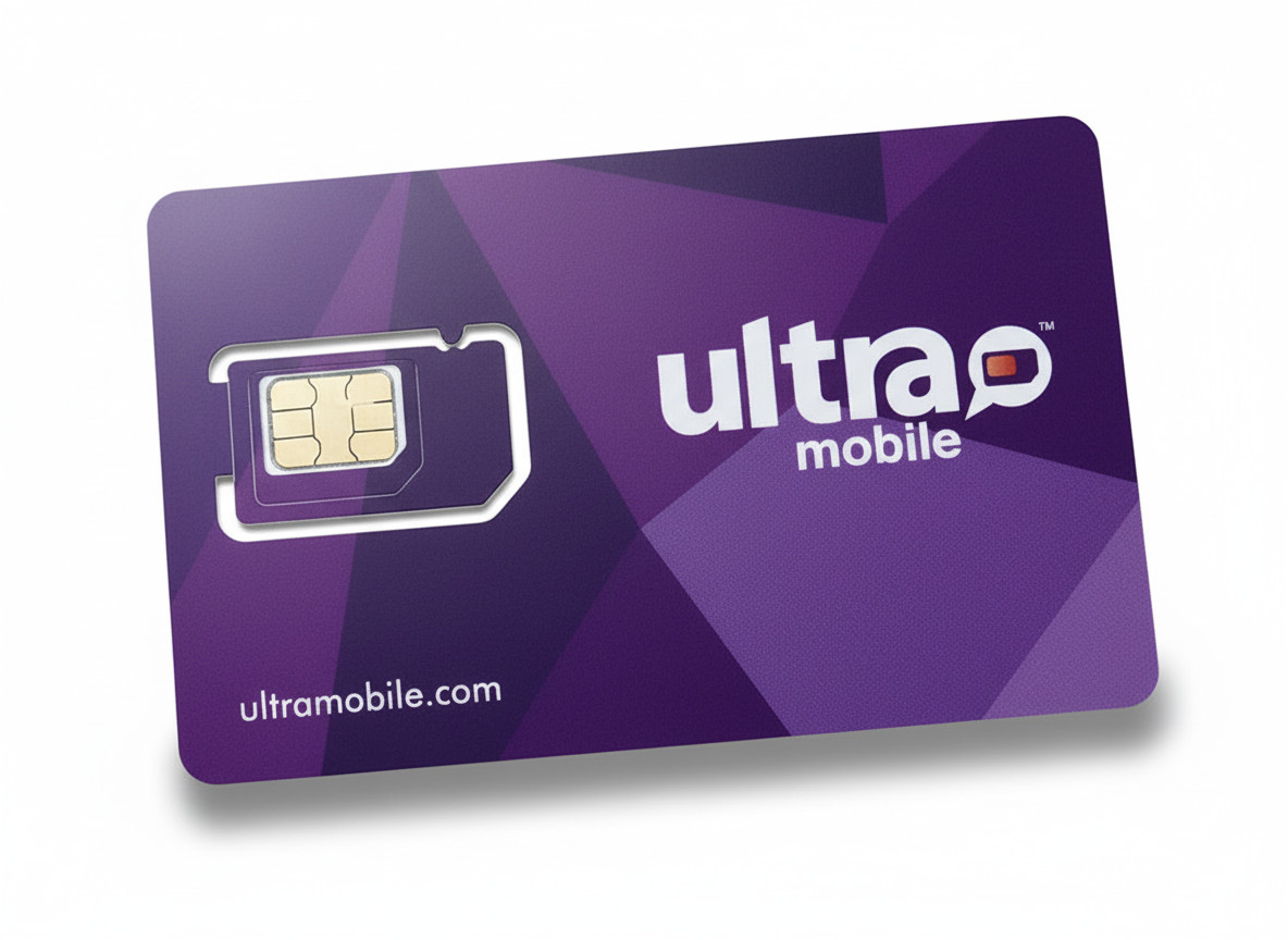 Ultra Mobile SIM Card 4GB 5G Data Unlimited Talk Text 1 Year T-Mobile Prepaid