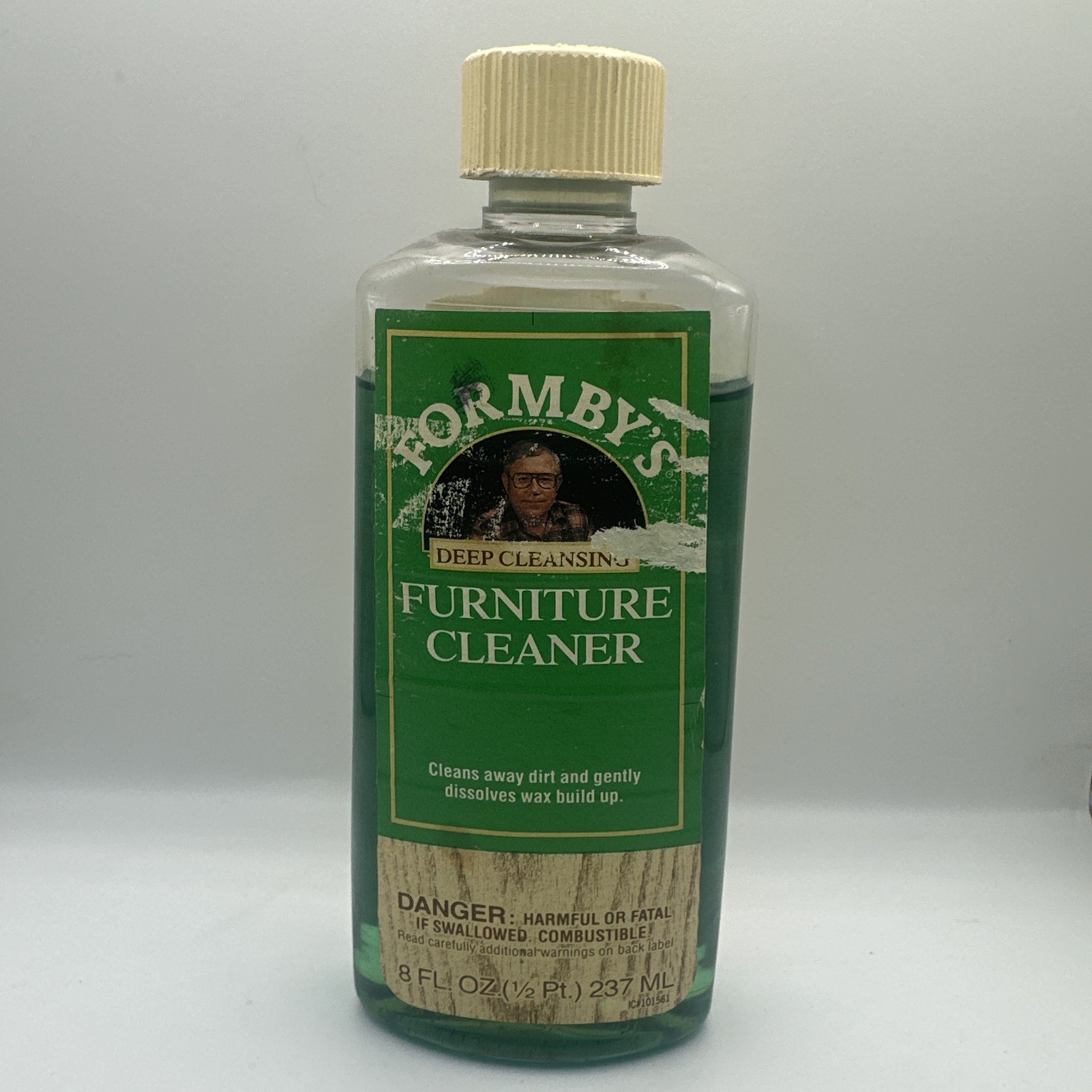 Vtg RARE Formby’s 1995 Furniture Cleaner 8 oz Discontinued 80% Full Green Clean