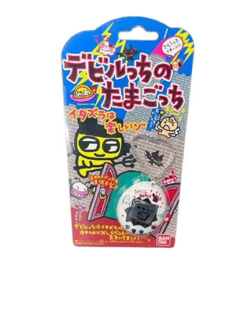 Bandai Devilitchi Tamagotchi White Virtual Pet Device Opened Excellent Condition
