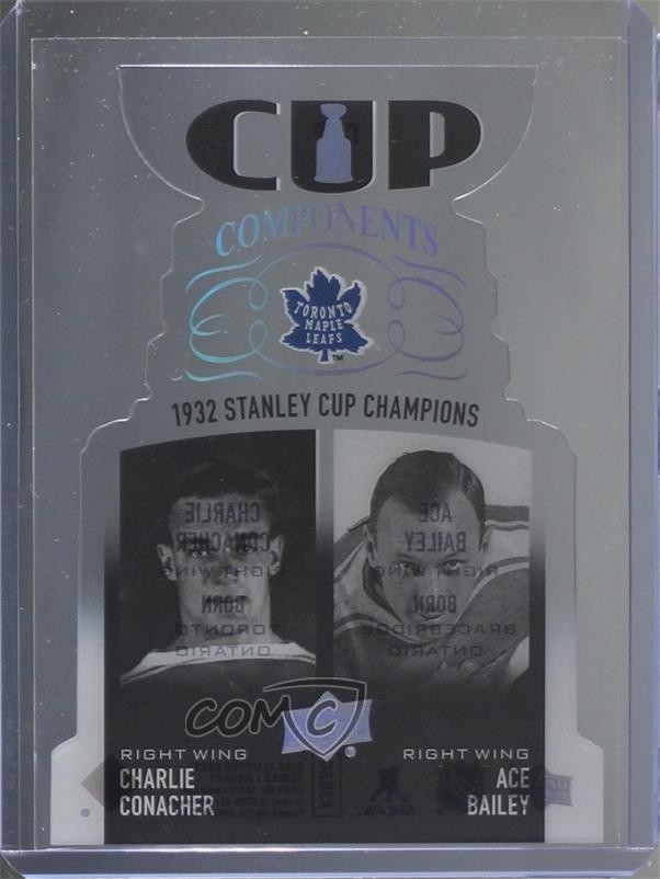 2018-19 Upper Deck Cup Components Charlie Conacher Ace Bailey #CCPCB HOF 0o05