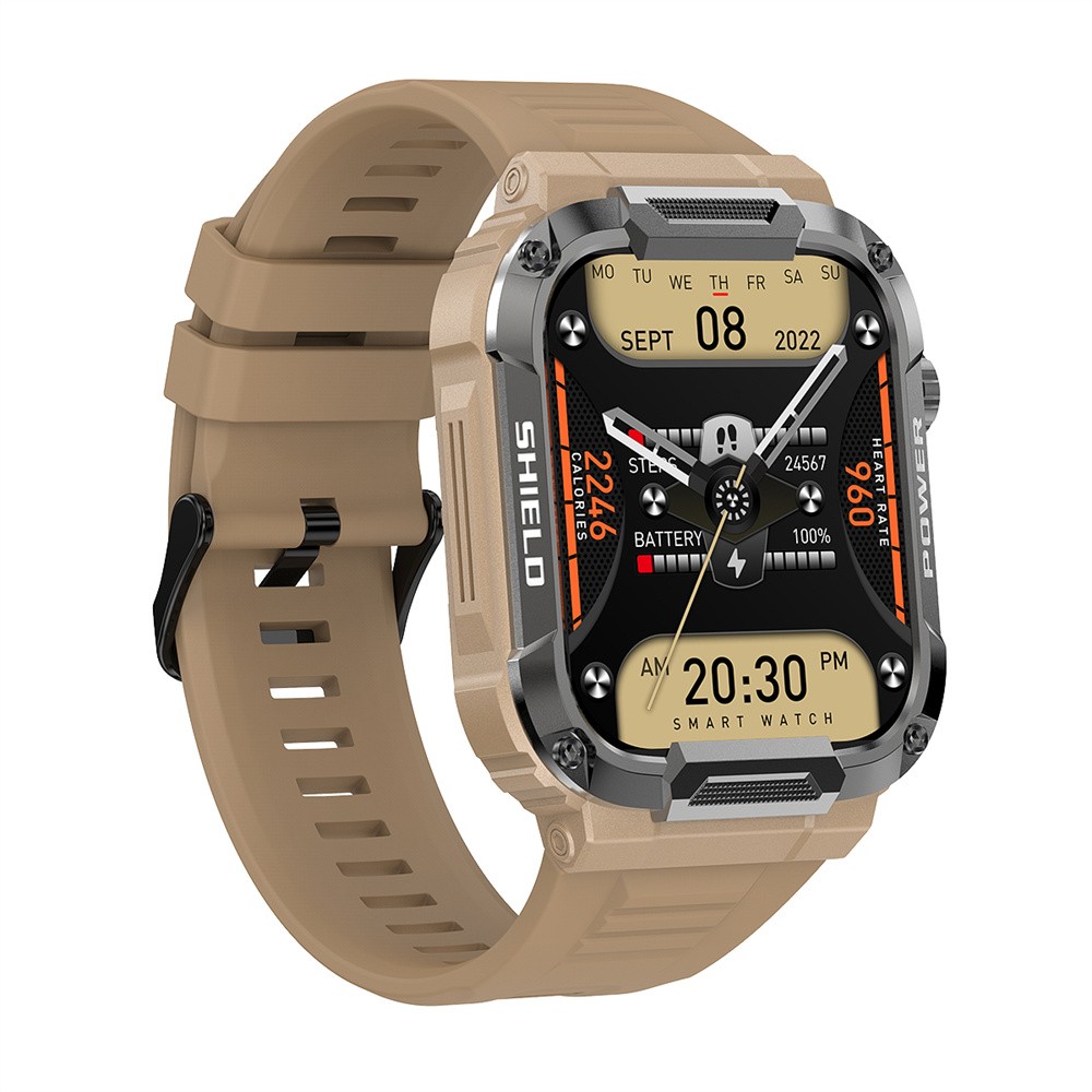 Fitness Military Calls 1.85 Inches Full Screen Touch Watch For IOS 8.0 Android