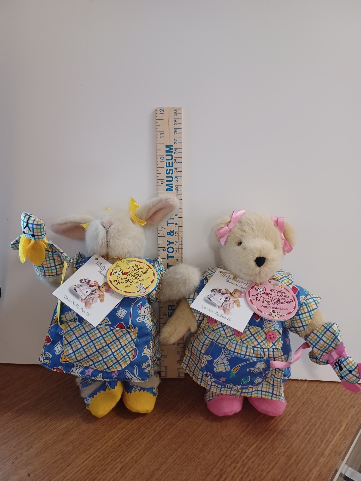 Set of 2 Muffy Vanderbear and Hoppy VanderHare Play Date 1997 NWT NOS NABCO