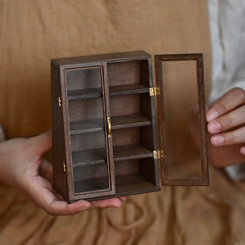 1:12 Scale Dollhouse Miniatures Furniture Middle Ages Bookcase Unfinished Castle