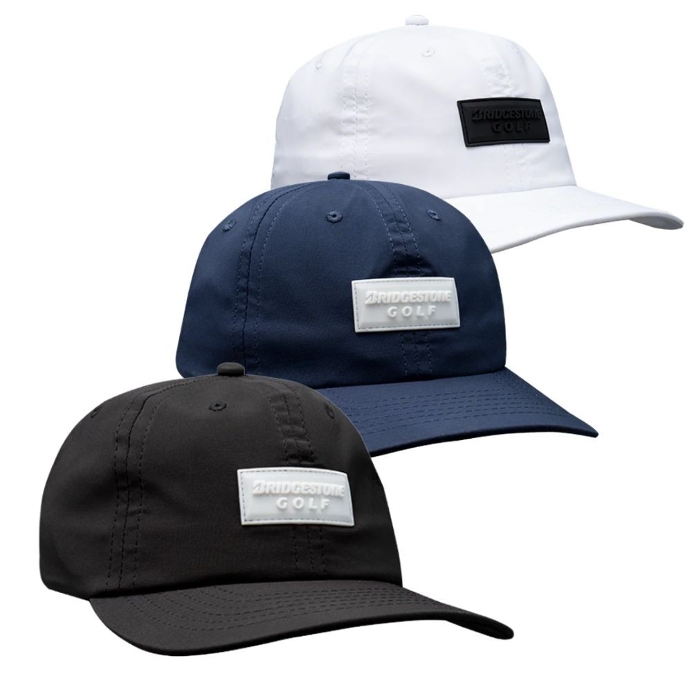 Bridgestone Silicon Patch Golf Hat Adjustable Cap - New