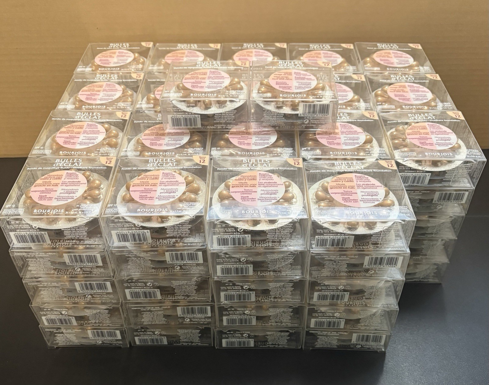 Lot of 95 Bourjois Bulles d'Eclat Liquid Foundation Tint #12 with Free Shipping!