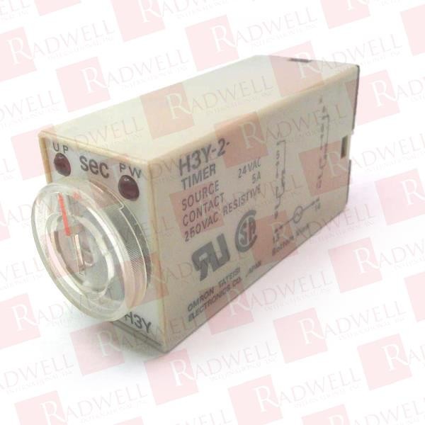 OMRON H3Y-2 AC24 5S / H3Y2AC245S (USED)