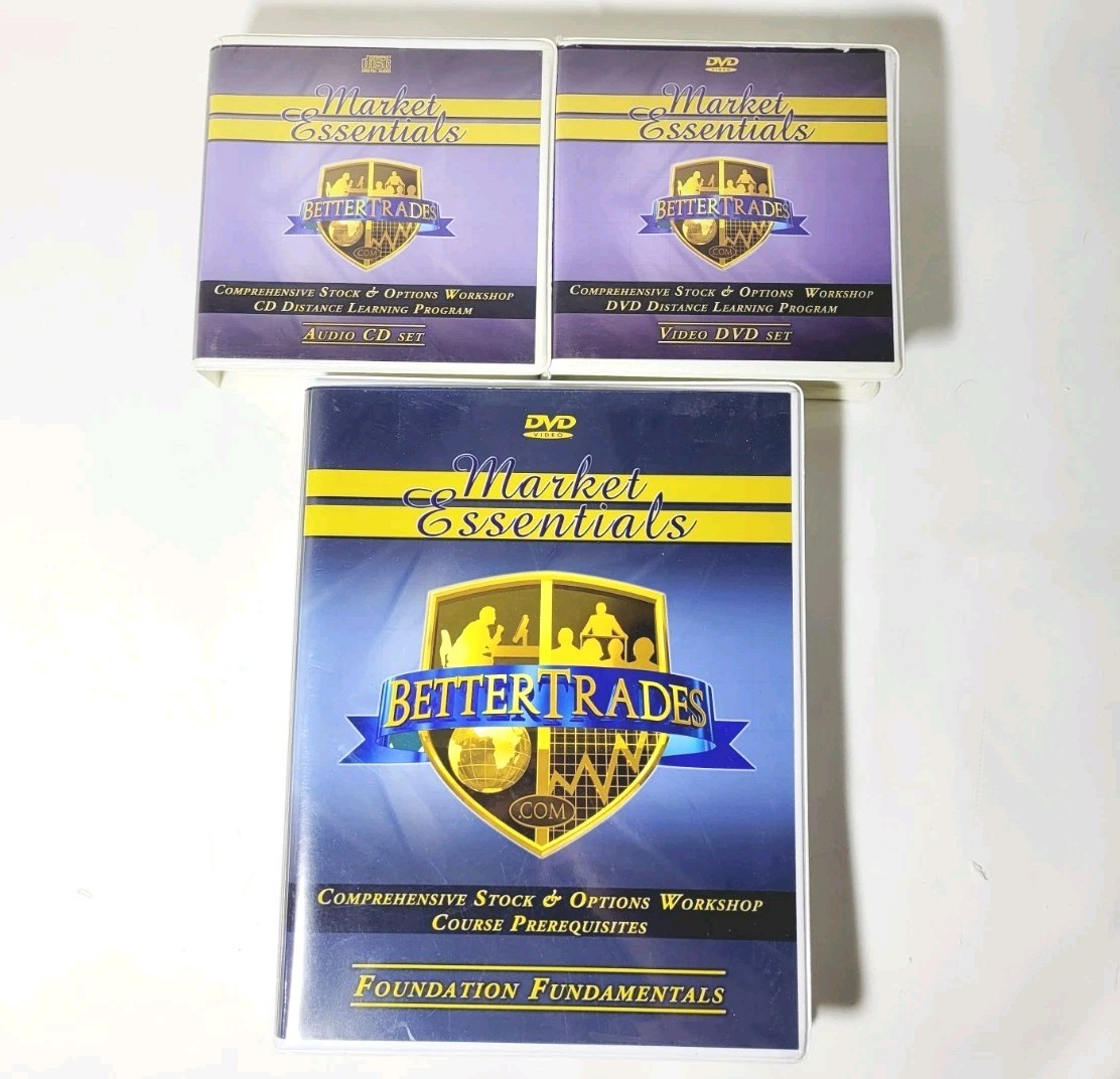 Market Essentials Better Trades DVD & AUDIO Set With Foundation Fundamentals