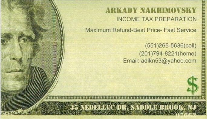 $20 off of Income Tax preparation!