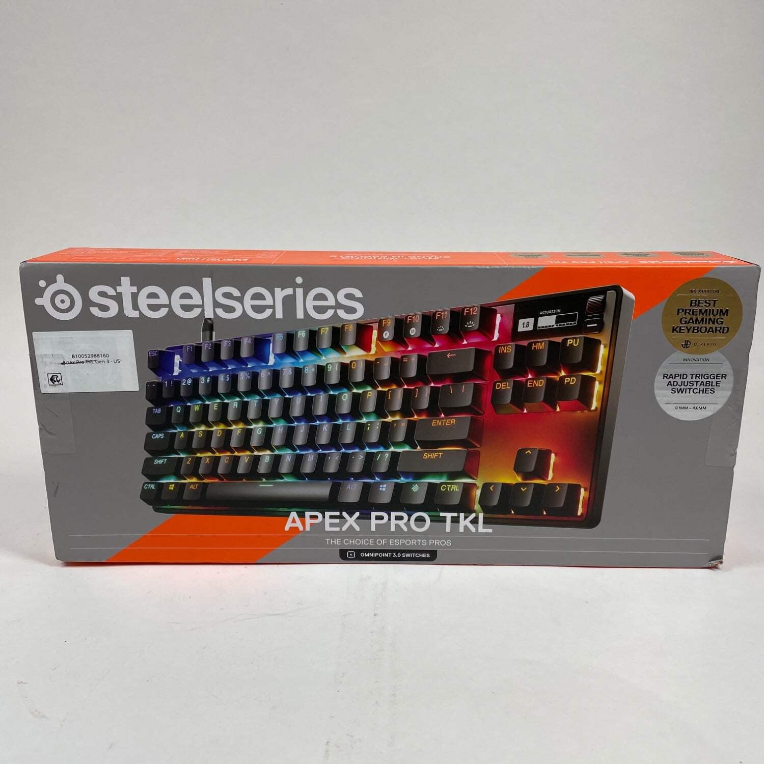 New SteelSeries Apex Pro TKL Gen 3 Wired Mechanical Gaming Keyboard 64740