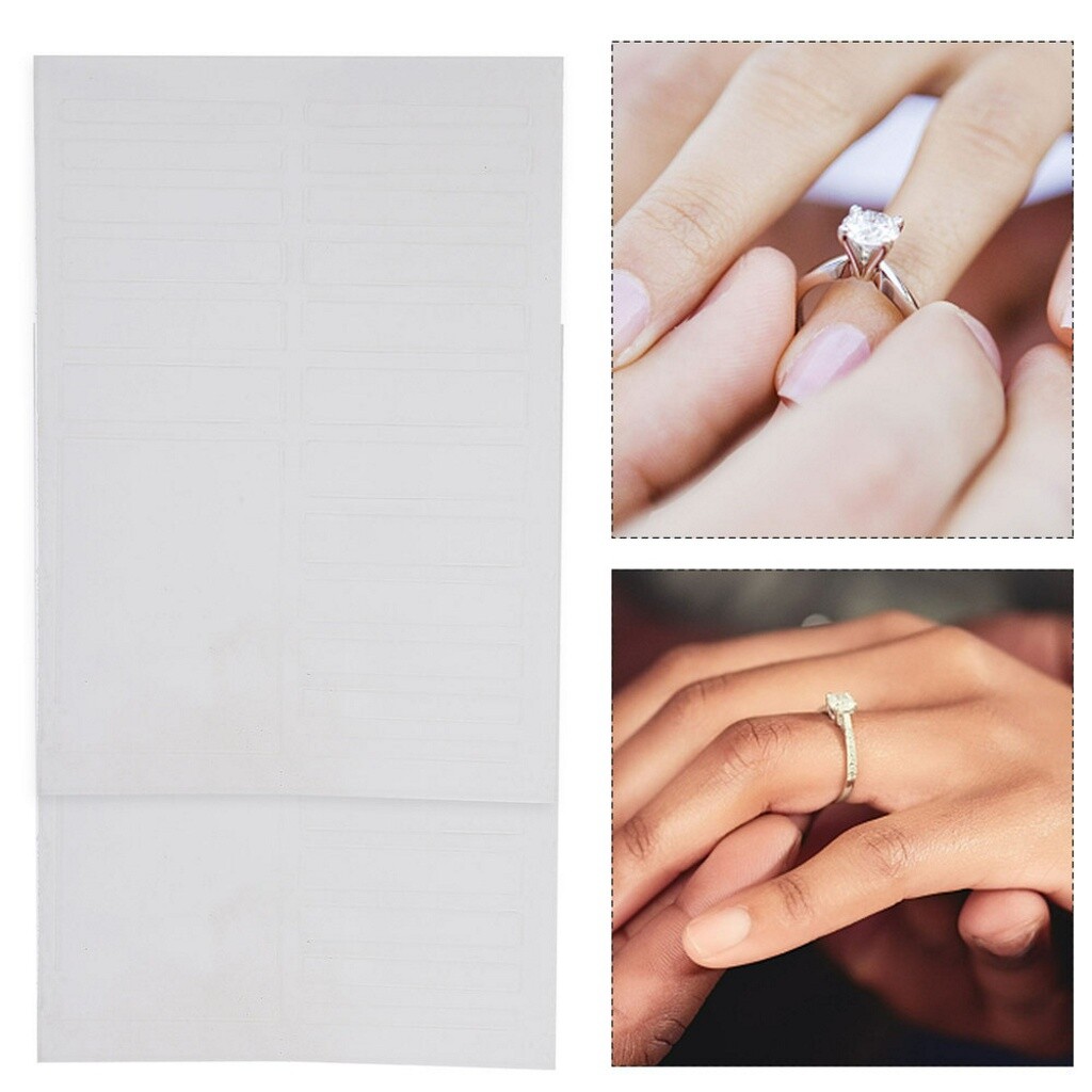 2 Sheet Ring Size Adjustment Pads Loose Tightener Jewelry Making Size Resizer