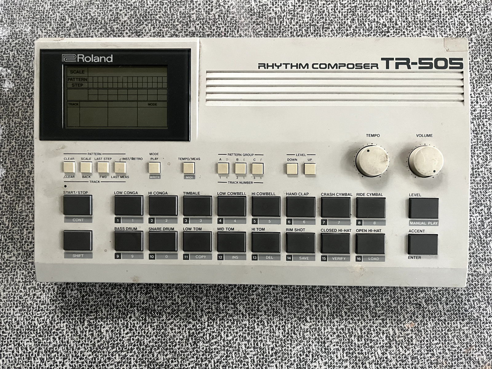 Roland TR-505 Rhythm Composer Drum Machine Vintage 80's Iconic Digital Synth