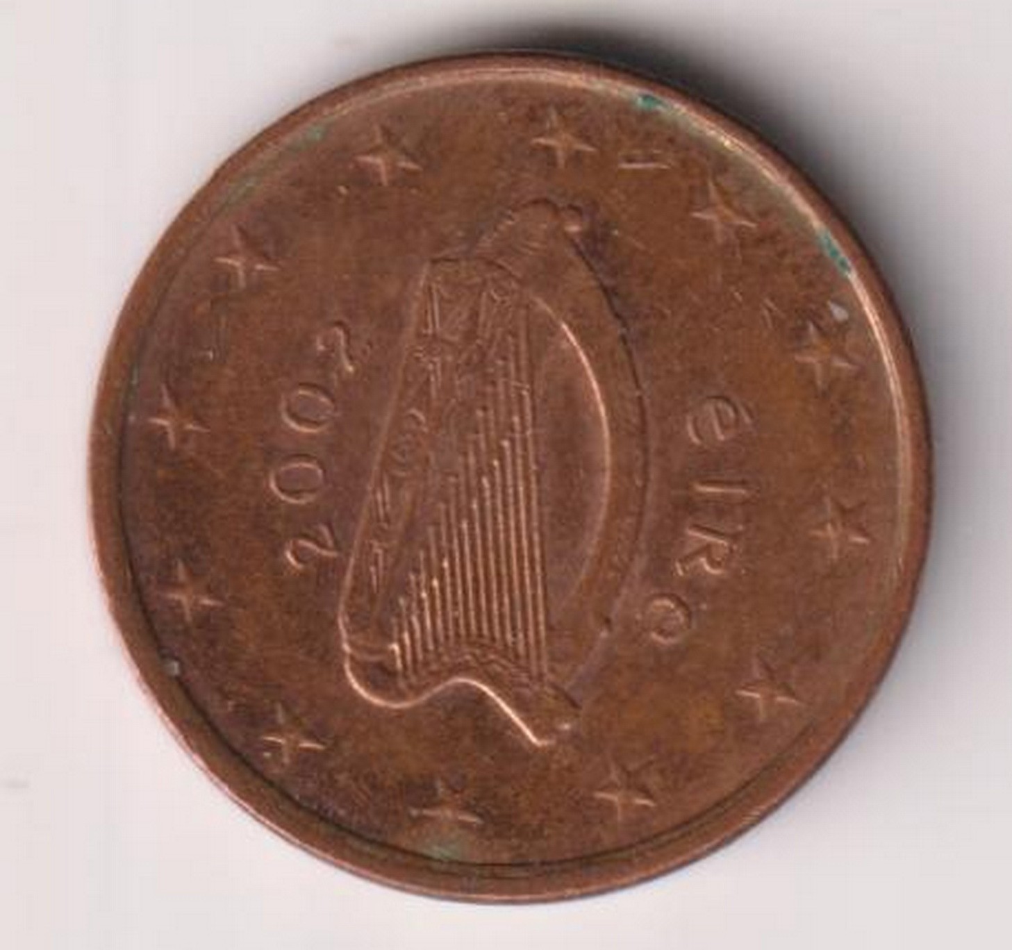 IRELAND - 2002 -1 euro cent -  KM#32  - Copper pl steel  R.20 circulated