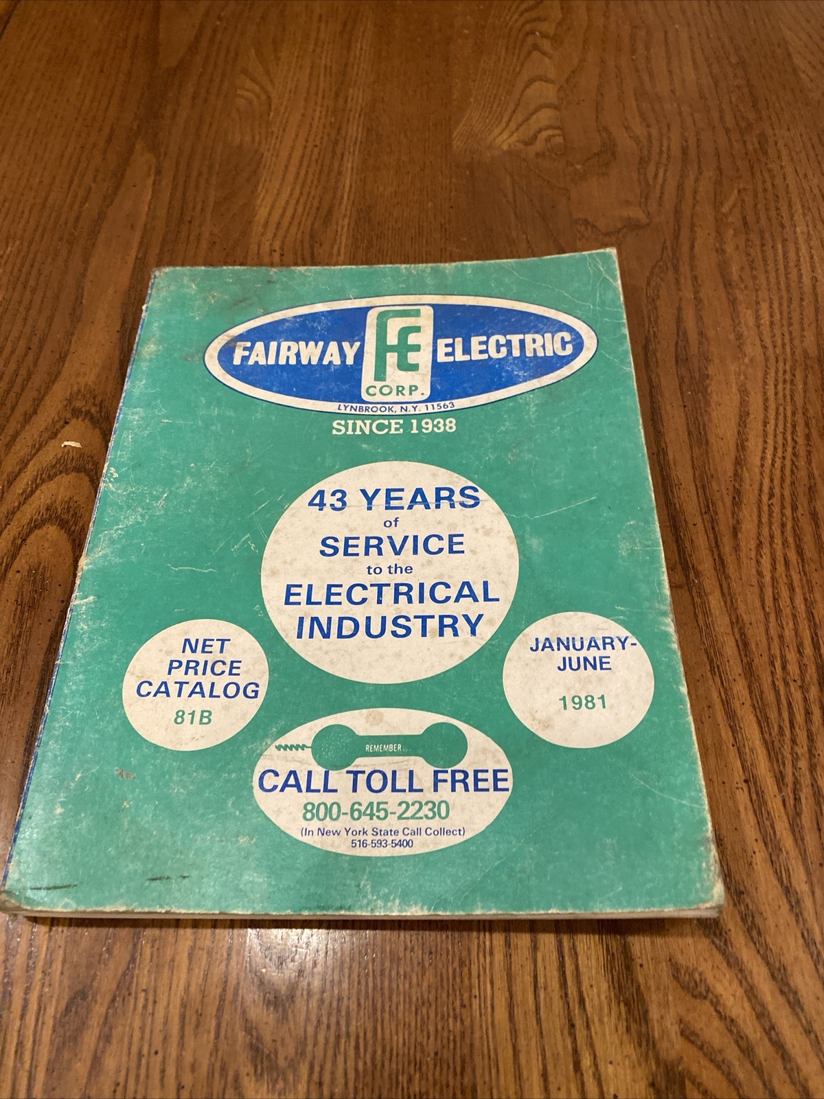 Vintage Fairway Electric FE Corp. Catalog 81B Net Price Catalog Jan/June 1981