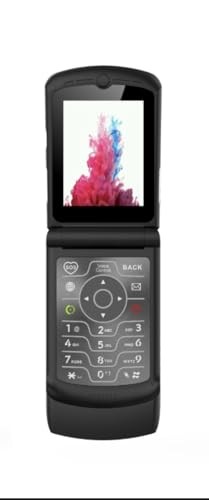 V3 4G LTE Flip Phone, Android 11 Go, Dual Screens (2.4” + 1.2”), 2GB RAM 16GB 