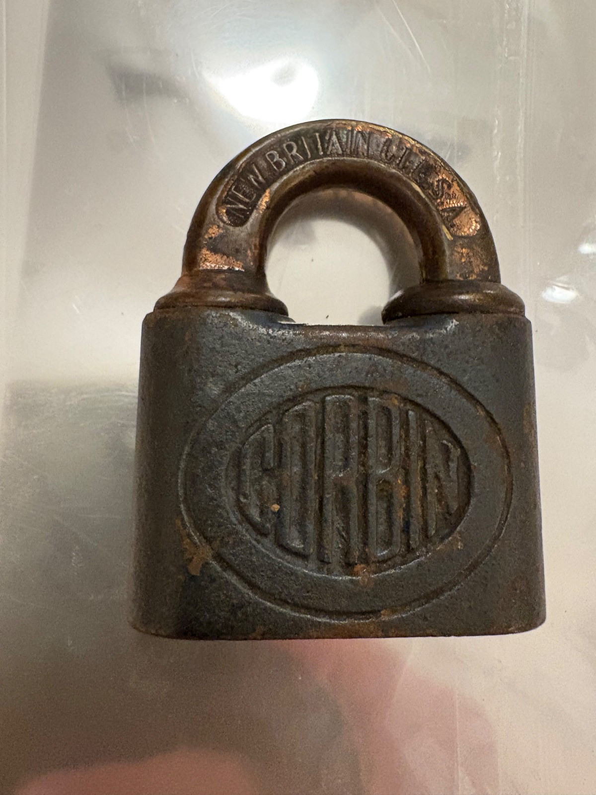 Vintage Corbin Padlock Made in USA No Key Display Collectible