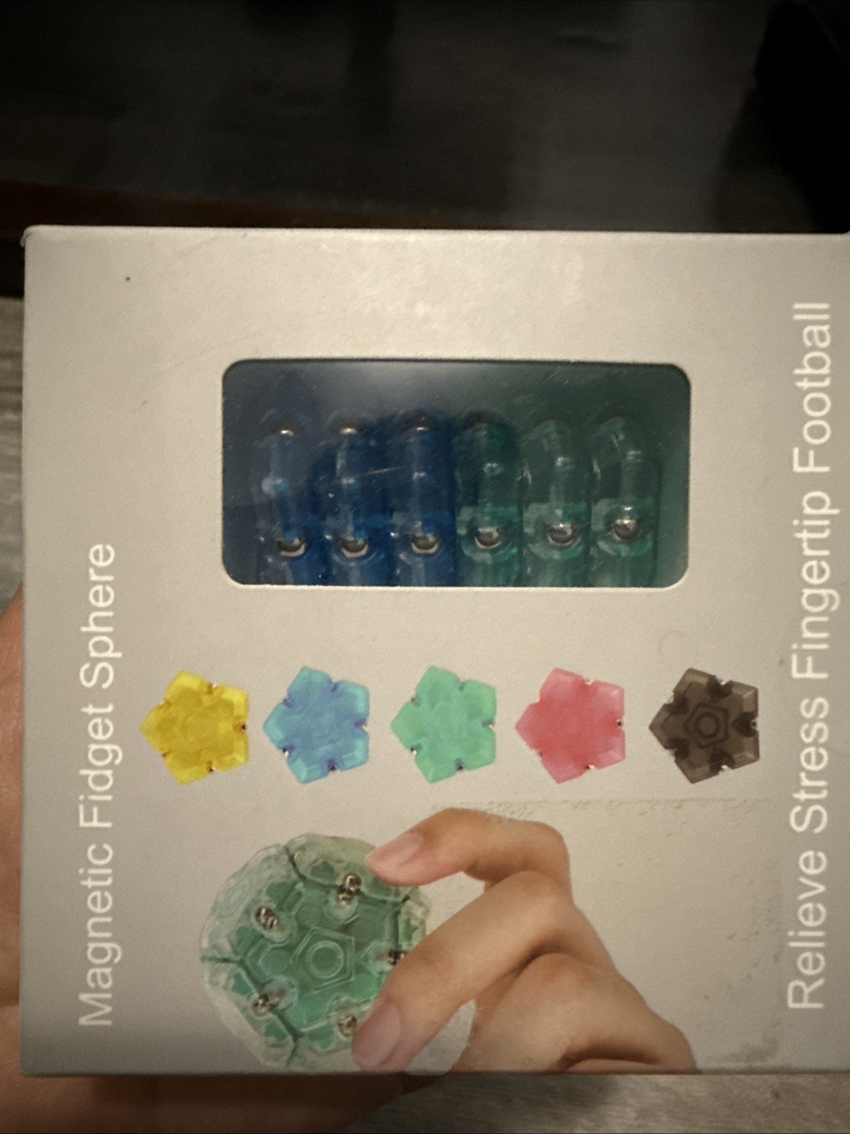 Magnetic Fidget Sphere or a Magnetic Fidget Football.