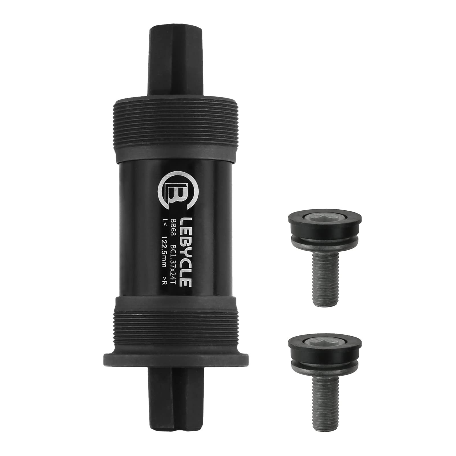 Square Tapered Bottom Bracket Power Spline Screw Spindle Crank 68x122.5 mm