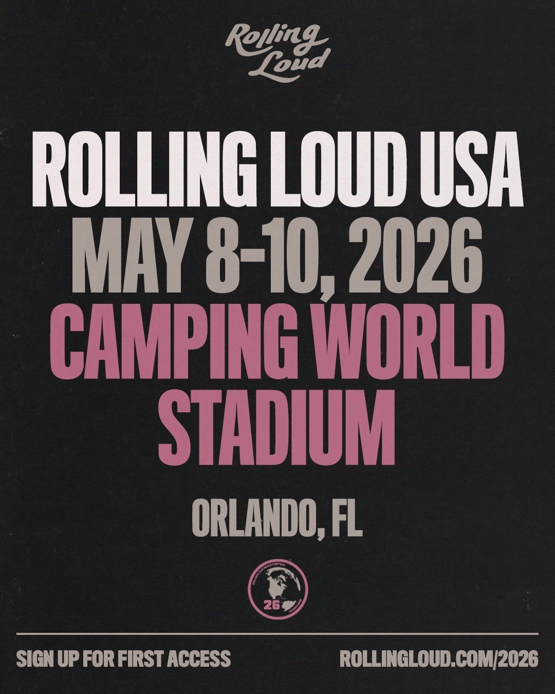 Rolling Loud Orlando - 3-Day VIP Ticket + LP Lounge access