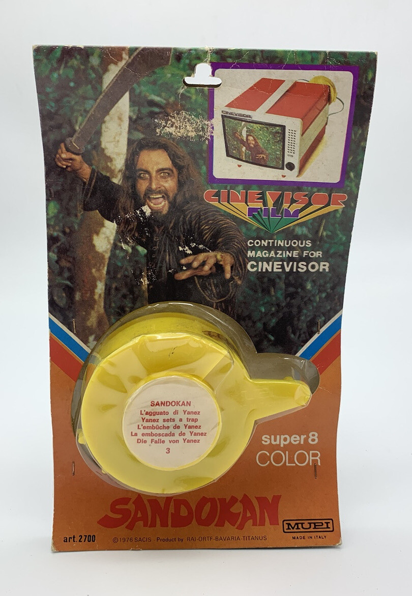 Sandokan Super 8 Color Cinevisor Film Mupi Made In Italy 1976 Sacis Art. 2700
