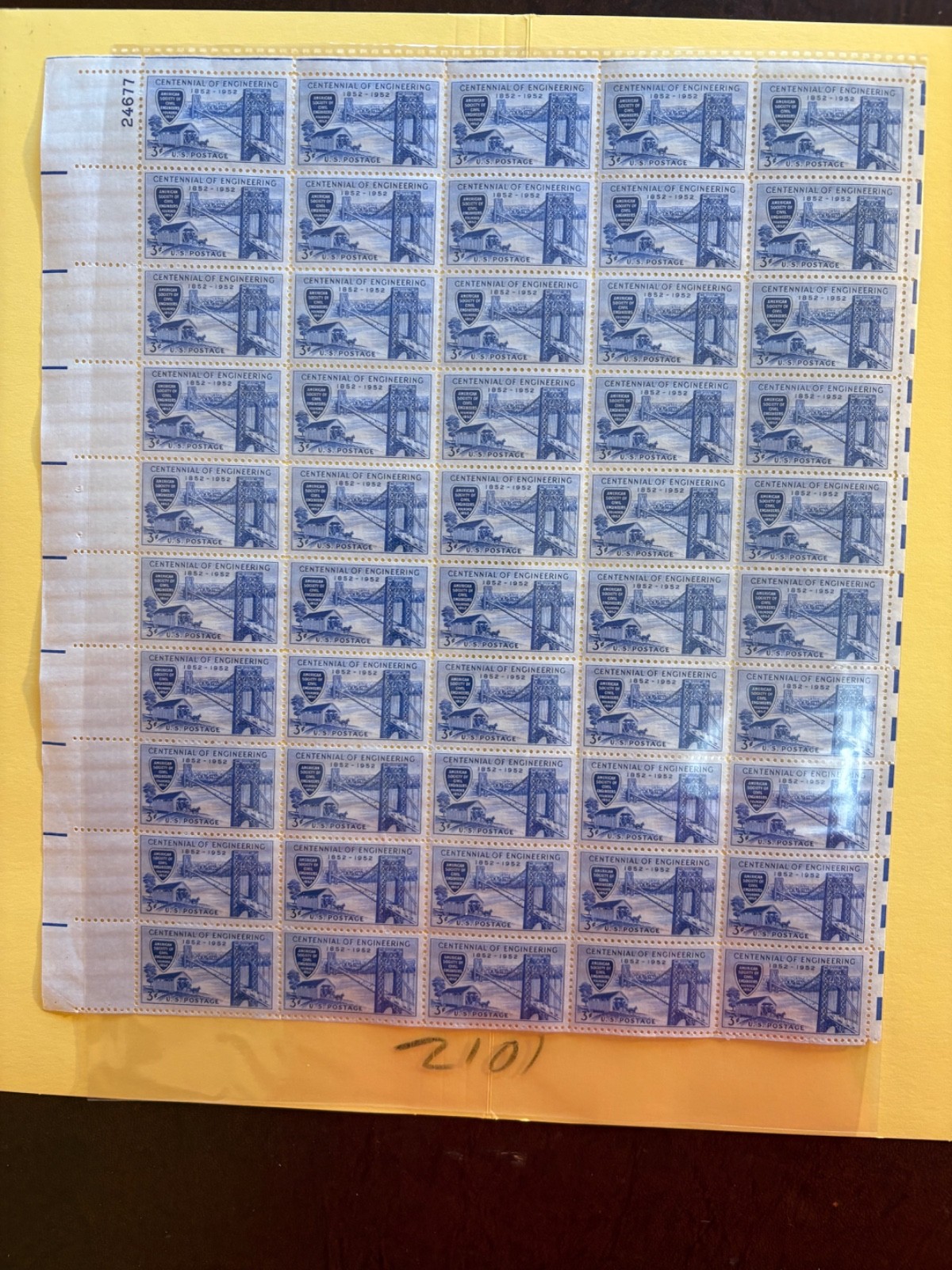 US Stamp sheet - 1012 - Engineering Centennial - see flex rate shipping bel ow!