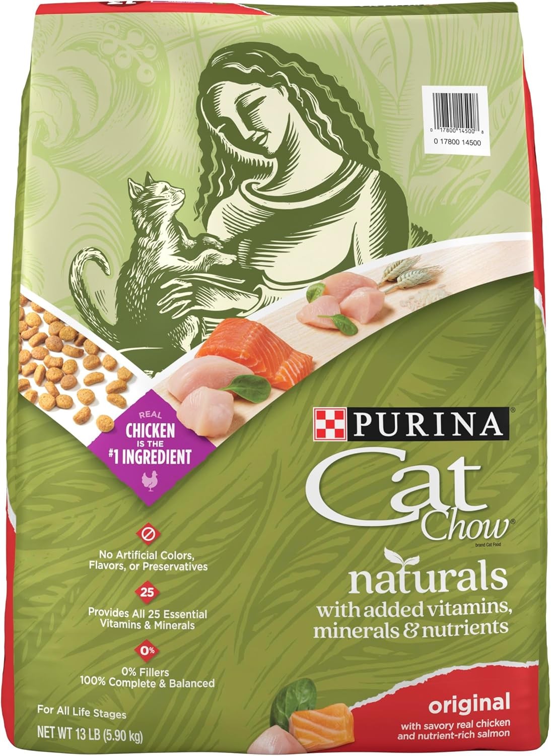 Purina Cat Chow Naturals With Added Vitamins, Minerals and Nutrients Dry Cat Foo