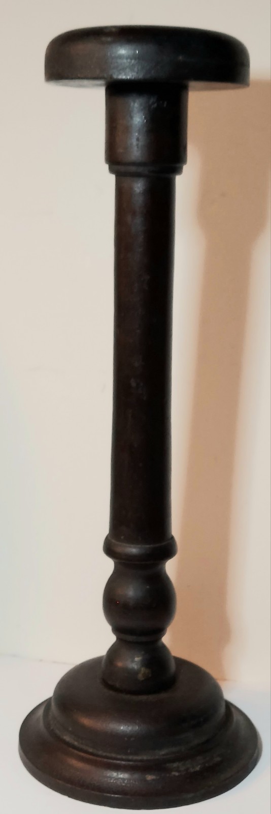 Vintage Wooden Pedestal Hat Stand Rack 13" Millinery Table Display Rustic 