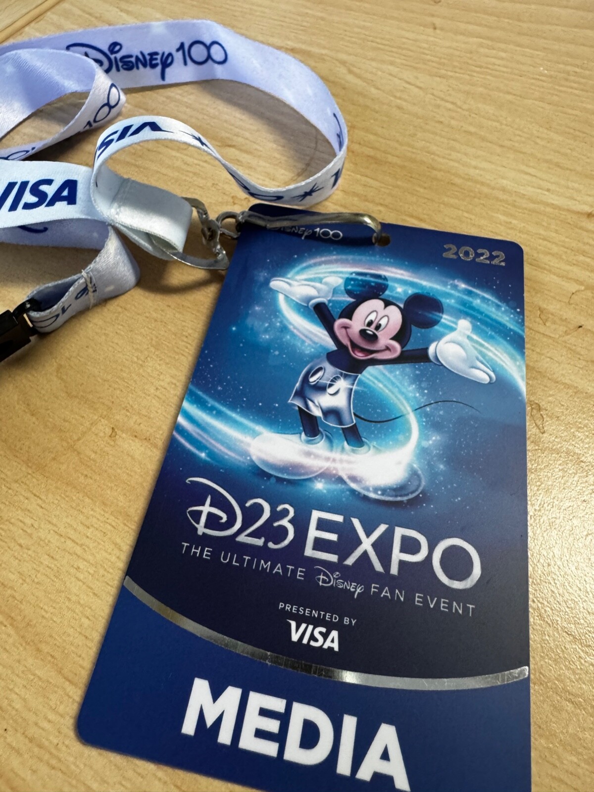D23 Expo 2022 Media Badge/ Lanyard