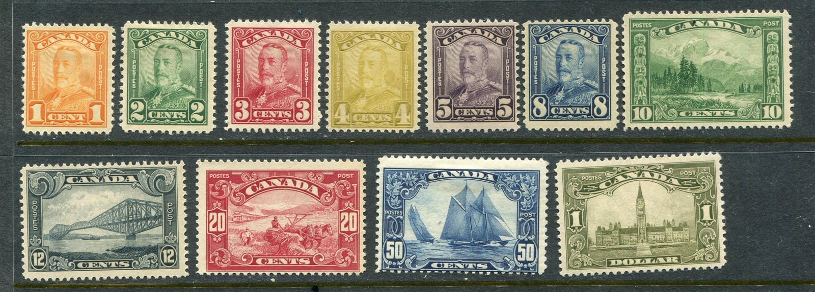 Canada #149-159 Edward VII Complete Set [Mint Hinged]