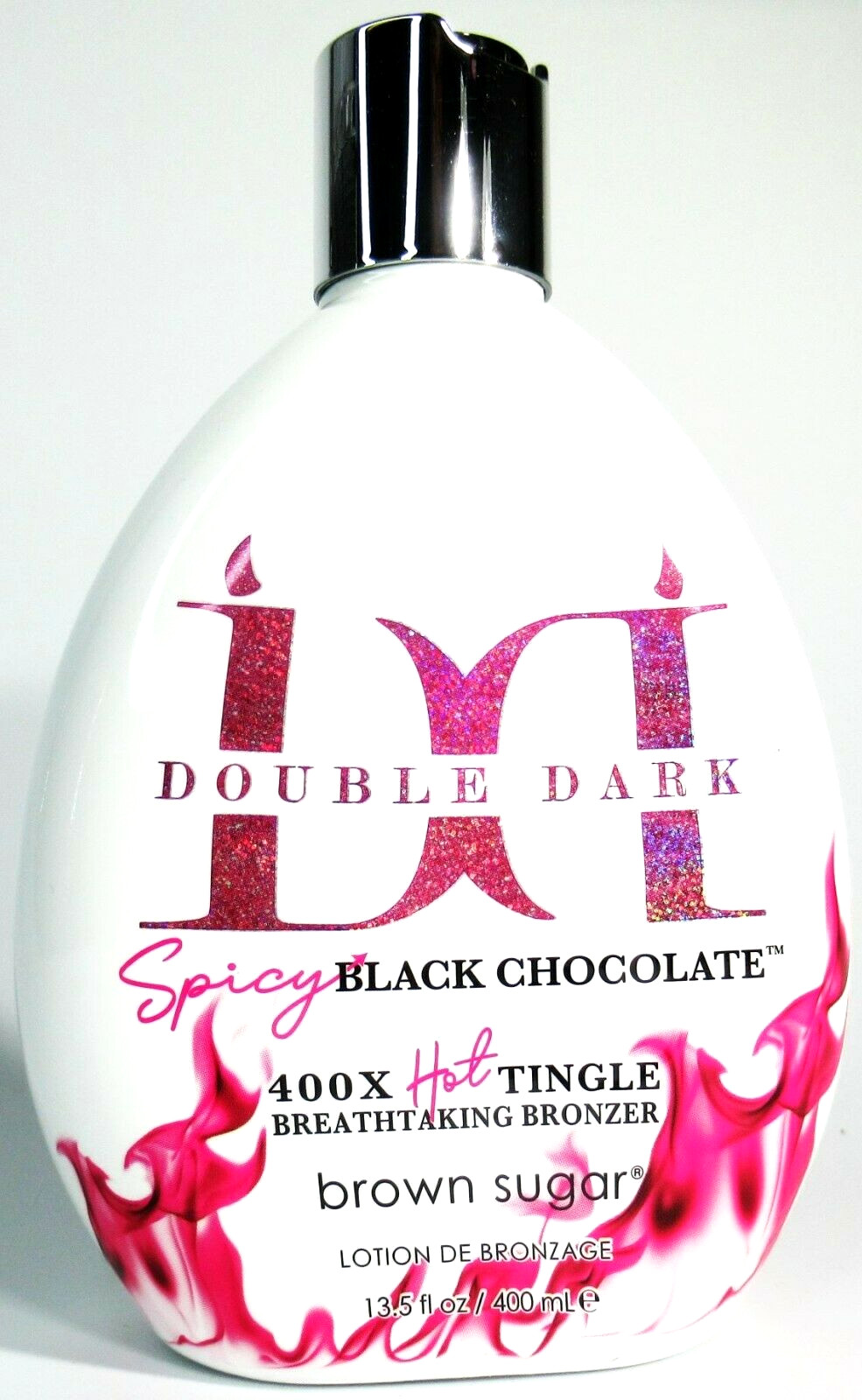 Brown Sugar DD Spicy Black Chocolate Tan Lotion 13.5 oz 400X Hot Tingle Bronzer