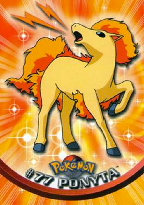 Ponyta 77 - Topps Pokemon Series 2 NM