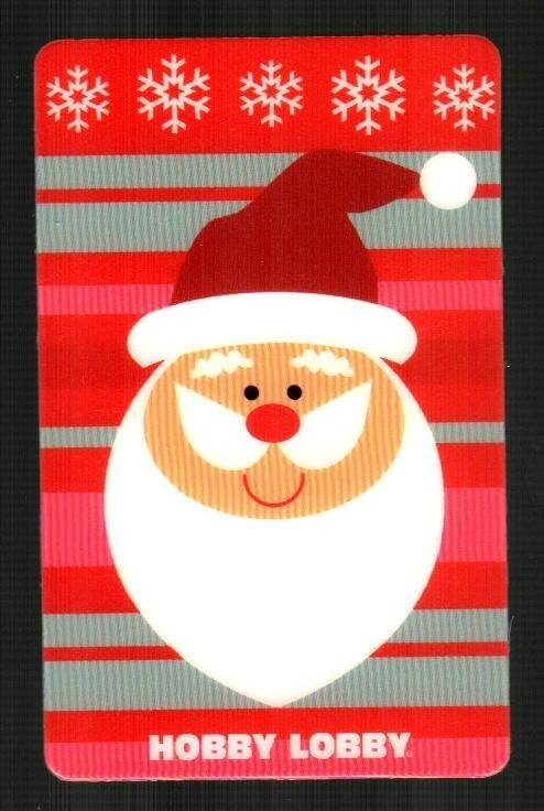 HOBBY LOBBY Santa Claus ( 2009 ) Gift Card ( $0 )