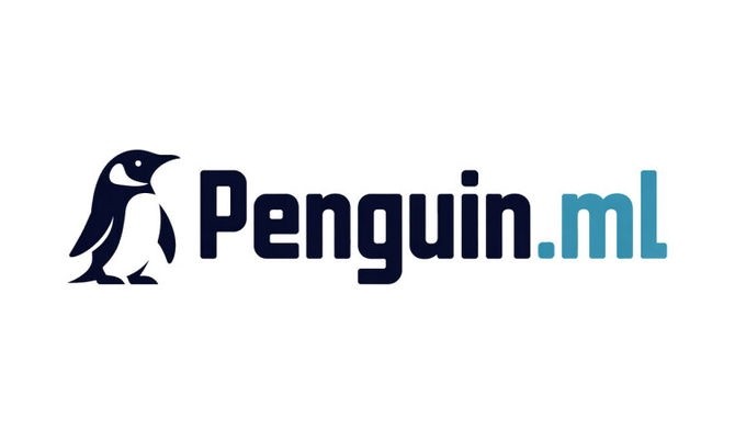 Penguin.ml Premium One-Word Penguin .ml Domain Name ML Machine Learning Names