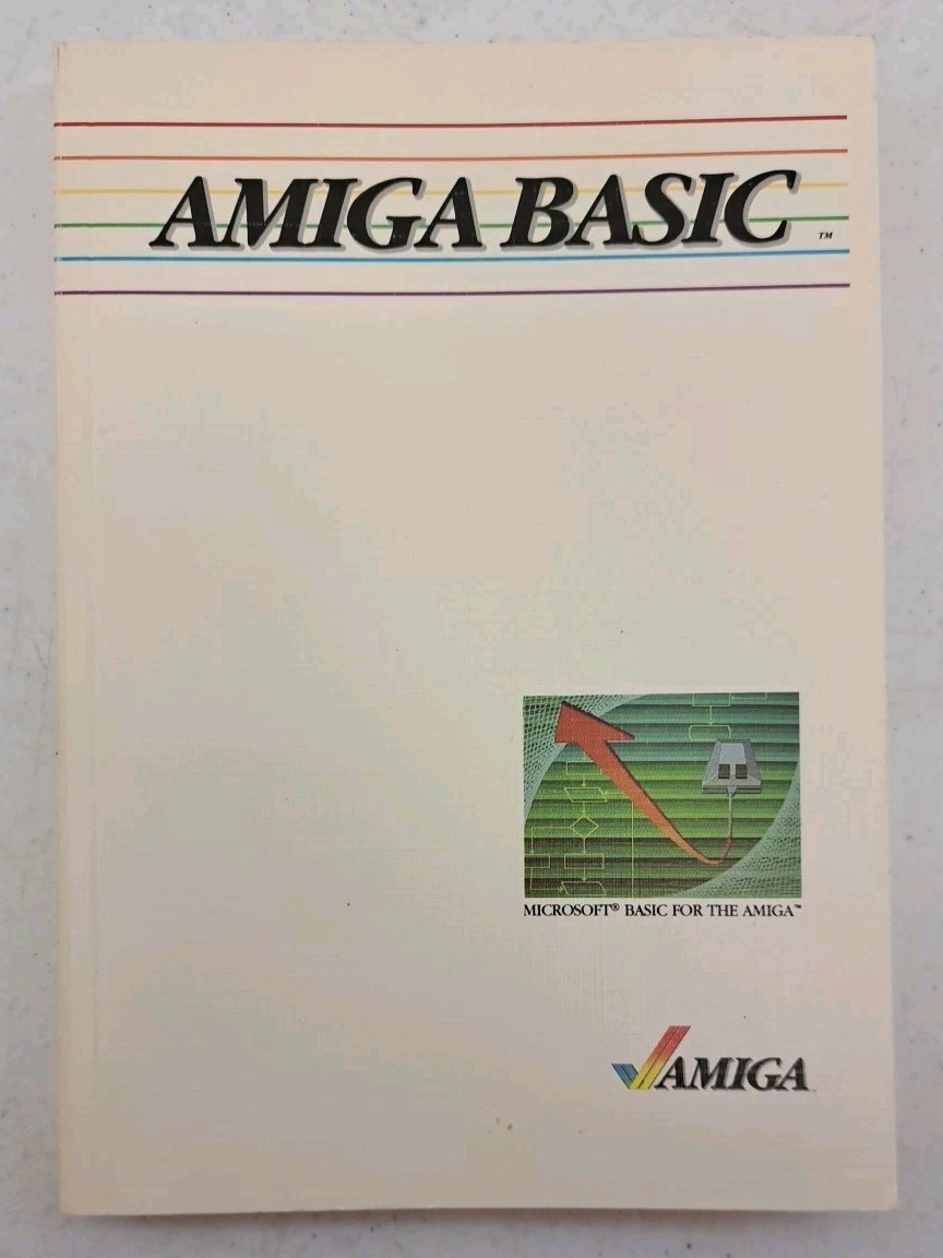 Vintage 1985 User's Manual-Amiga Basic-Commodore-Microsoft