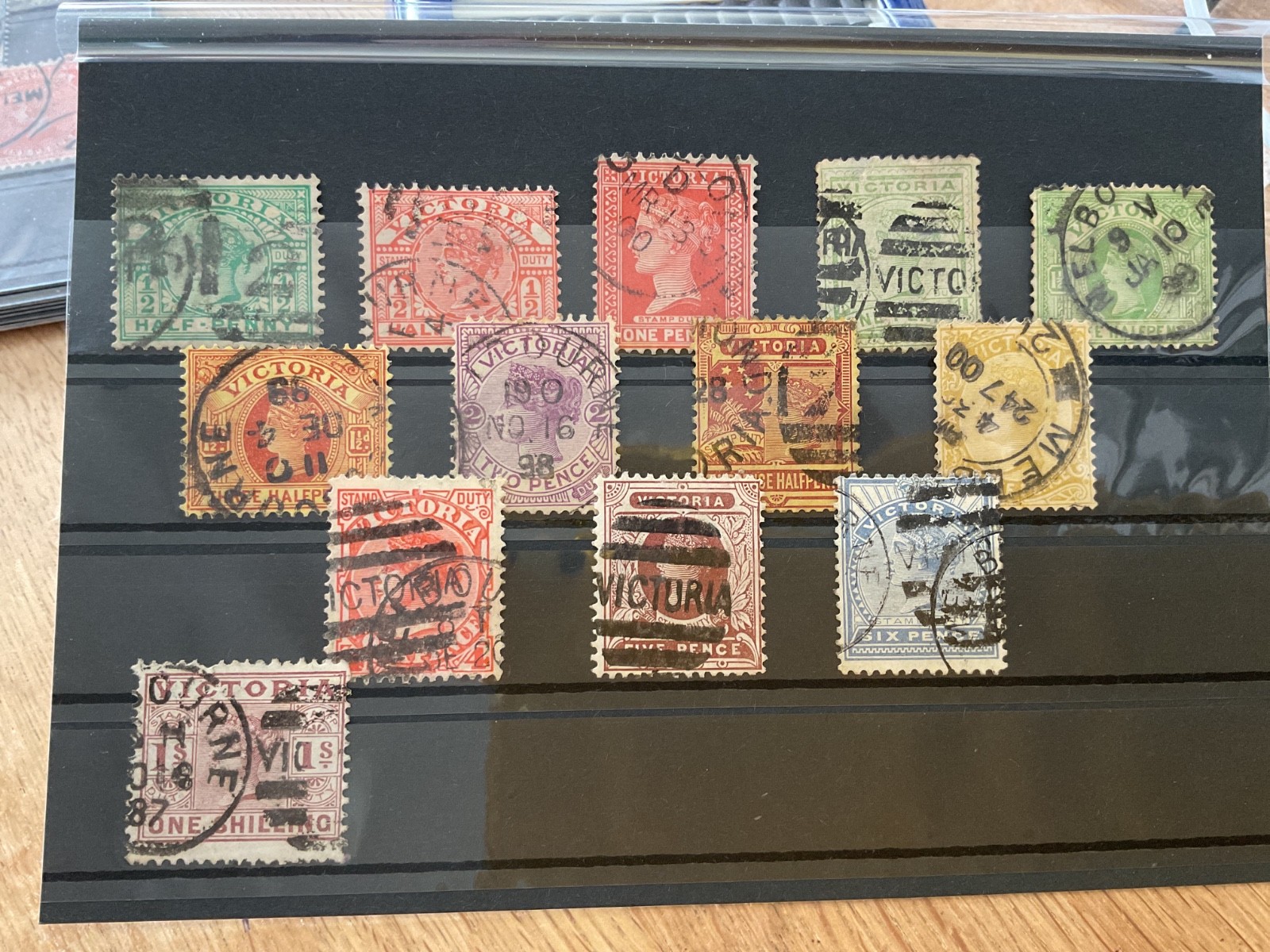 Australia Victoria 1885 - 1900   used stamps   B3542