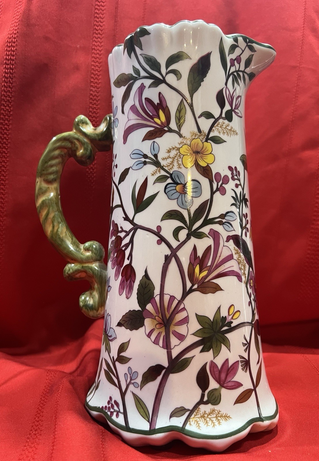 UCAGCO CERAMICS JAPAN VASE PITCHER FLORAL
