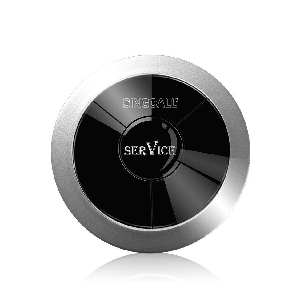 SINGCALL Wireless Paging System,One-Button Pager (APE310) Can't 1 Call Button 