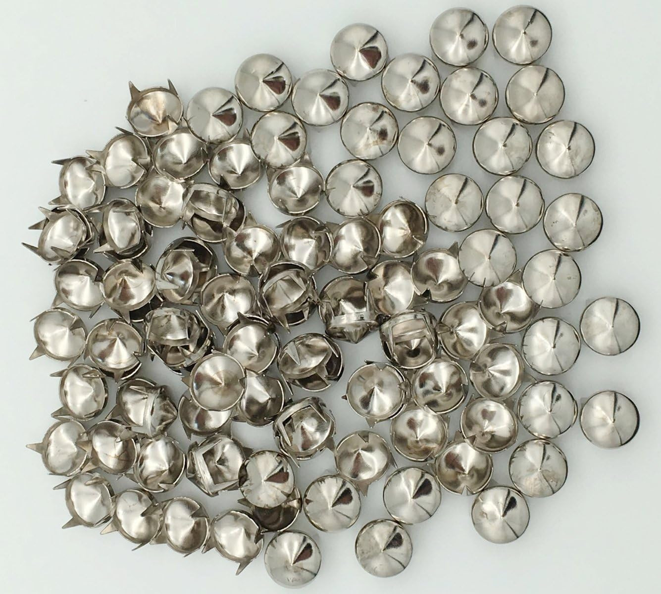 Newless 100Pcs 9Mm Cones DIY Leathercraft Metal Punk Studs Rivet Spikes Nailhead
