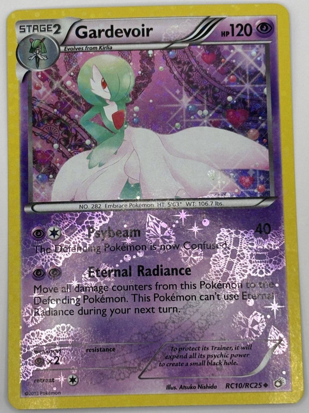 Pokemon - Gardevoir RC10/RC25 Legendary Treasures Radiant Collection LP