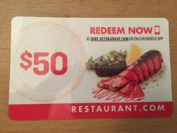 Restaurant.Com Gift Card