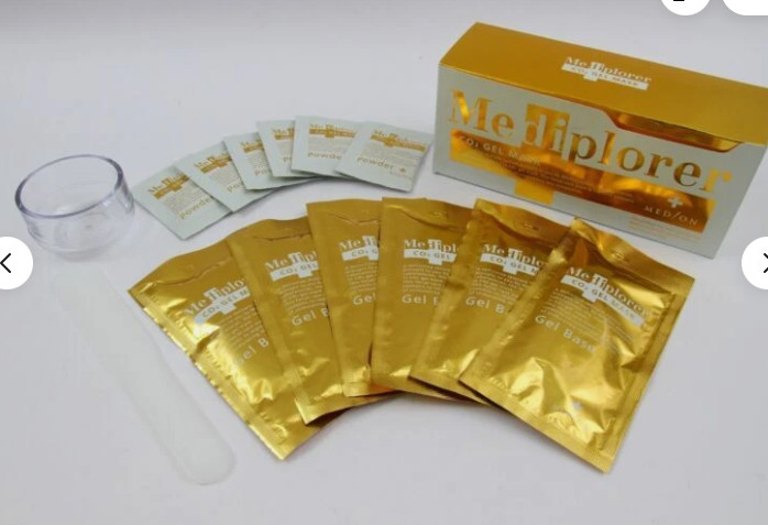 Japan Mediplorer AA *CO2 gel Face mask Pack Anti Aging 6 packs #tw