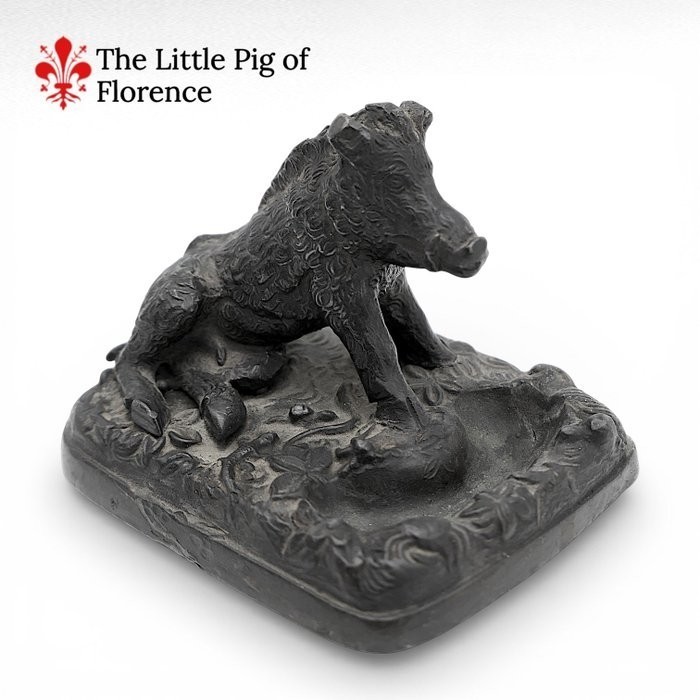 Pietro Tacca - Sculpture, "The Florentine Pig" - Mini Sculpture - 20th Century