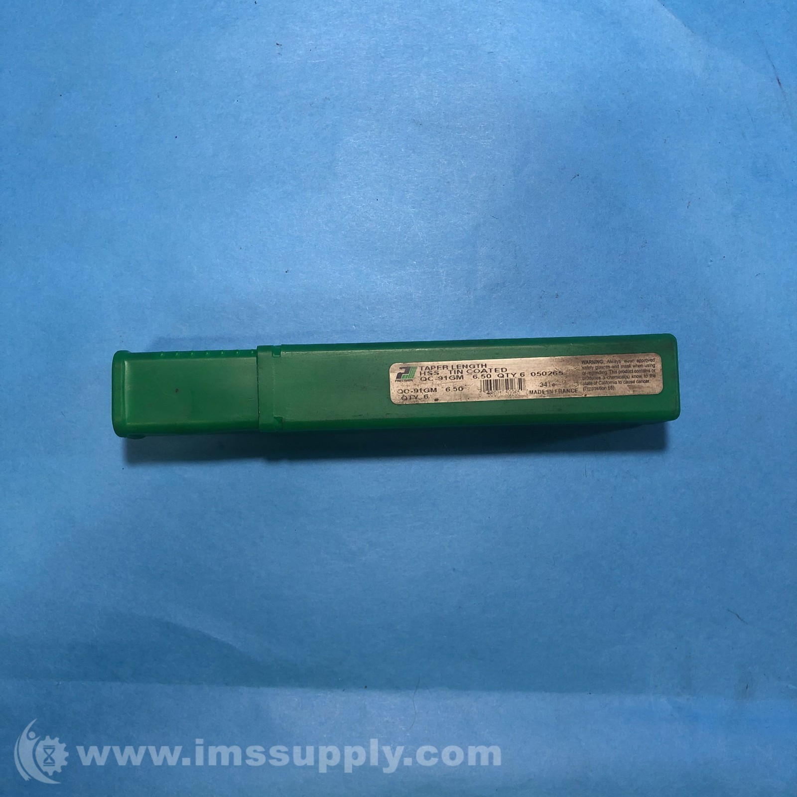 Precision QC-91GM Case of 6 Taper Length HSS Tin Coated Drill Bit FNOB